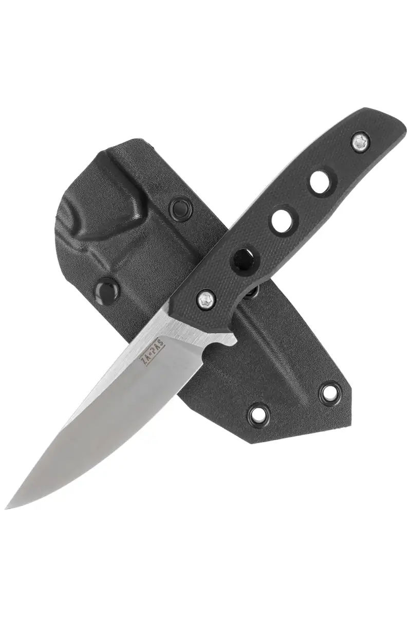 Nóż Za-Pas Ambro Black G10, Satin D2 (AM-G10-BL)