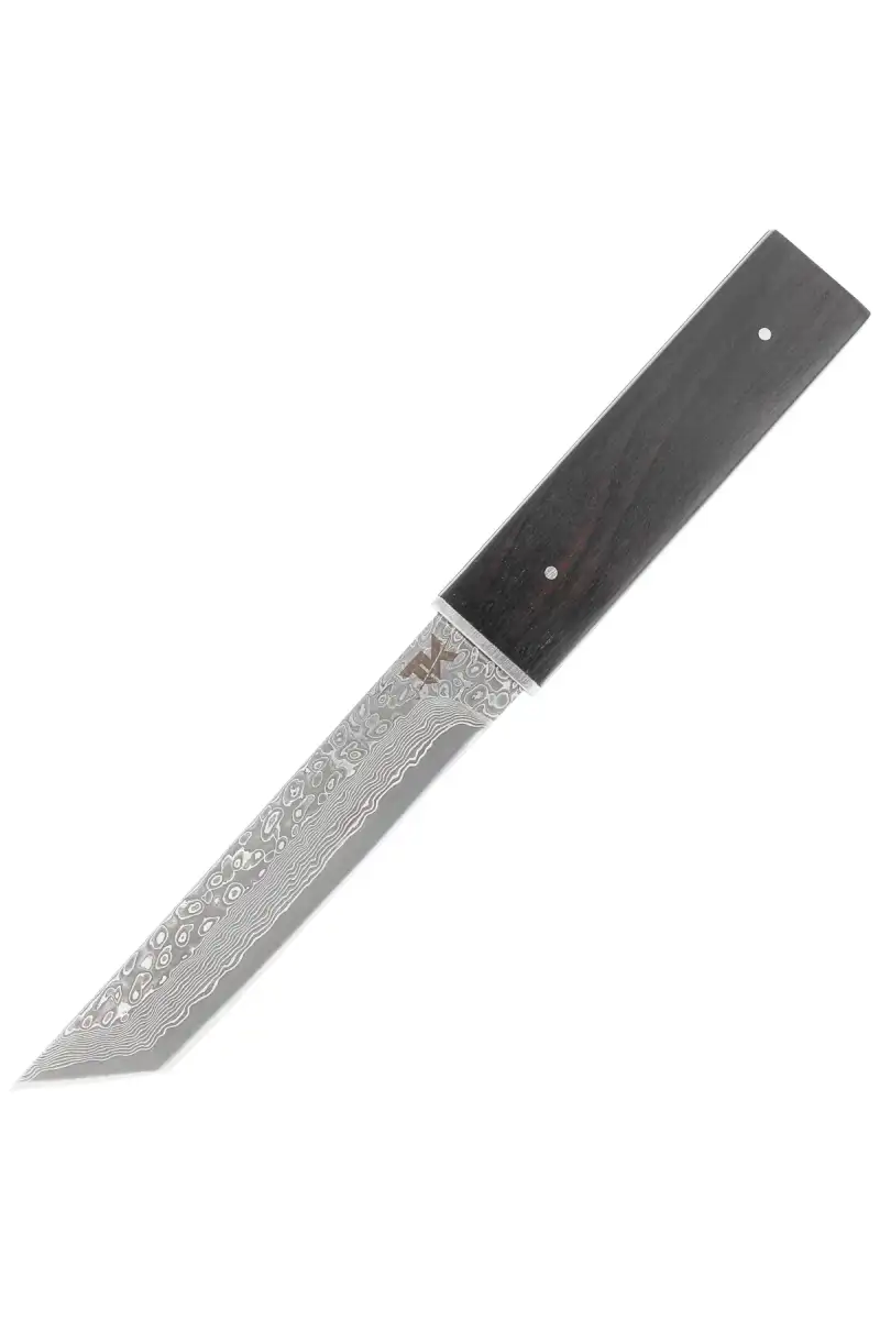 Nóż Tramuntana Decor Habitat Tanto Black Ebony, Damascus (H0077)