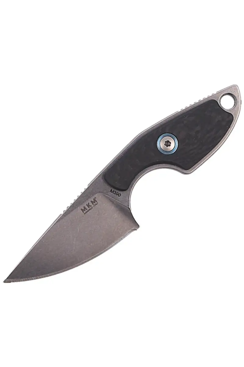 Nóż na szyje MKM Mikro 1 Carbon Fiber, Stone Washe