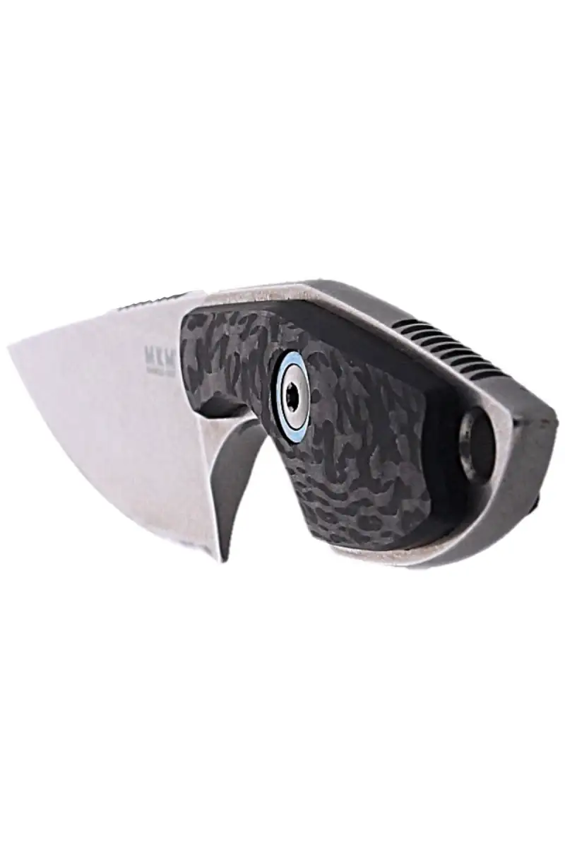 Nóż na szyje MKM Mikro 1 Carbon Fiber, Stone Washe
