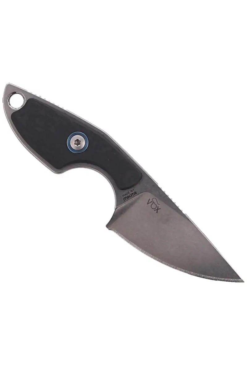 Nóż na szyje MKM Mikro 1 Carbon Fiber, Stone Washe