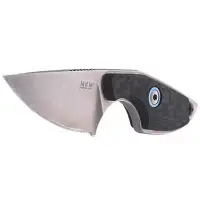 Nóż na szyje MKM Mikro 1 Carbon Fiber, Stone Washe