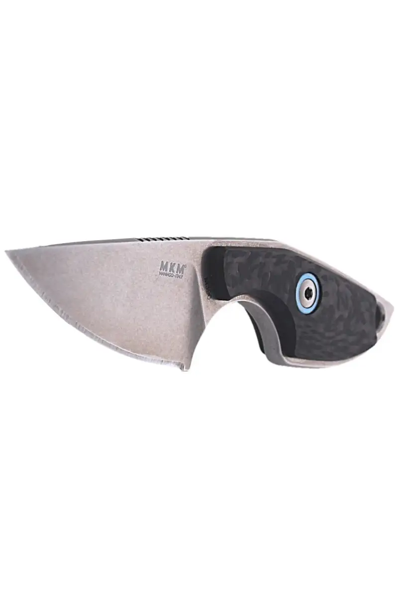 Nóż na szyje MKM Mikro 1 Carbon Fiber, Stone Washe