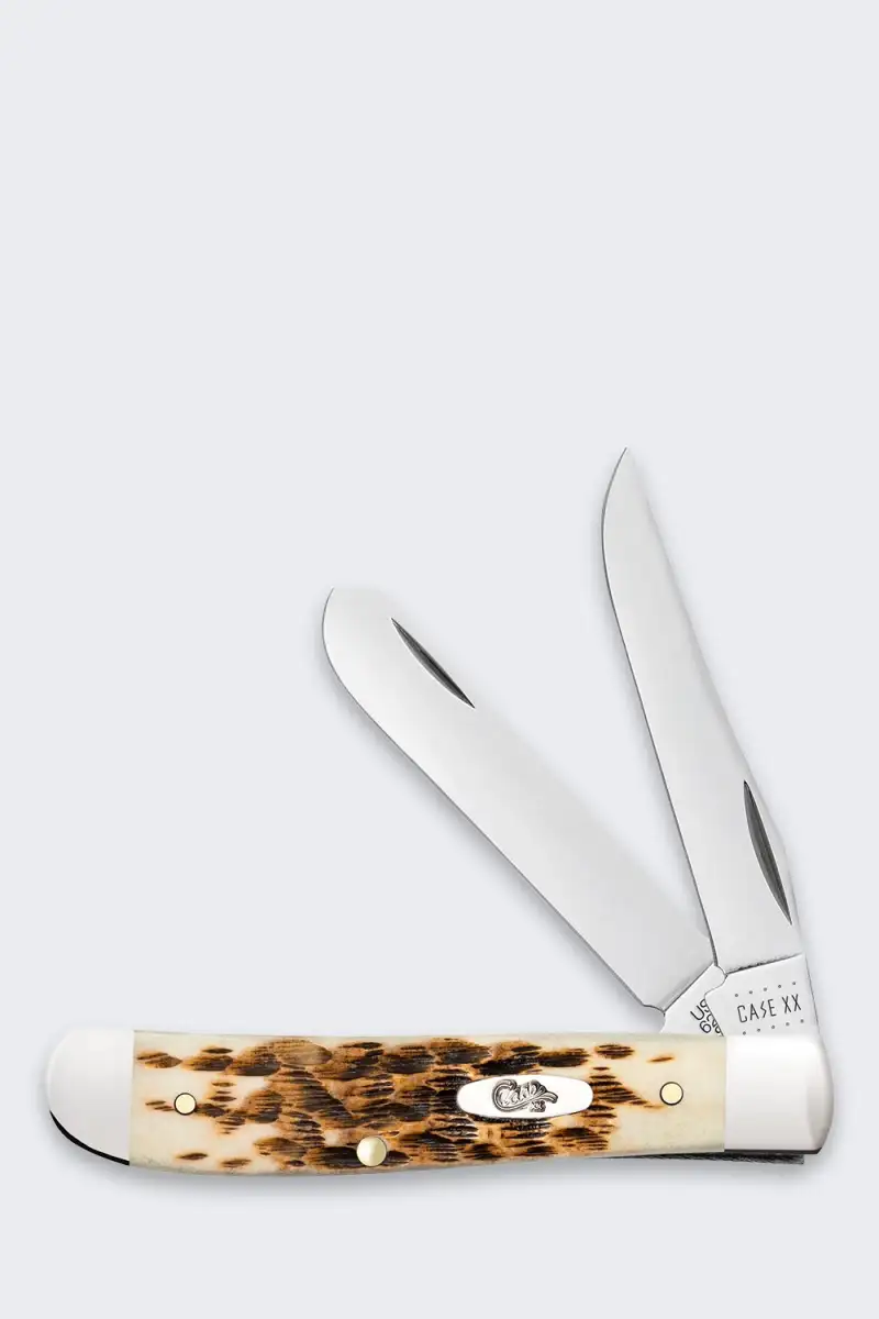 Nóż Składany Case Mini Trapper SS Amber Bone