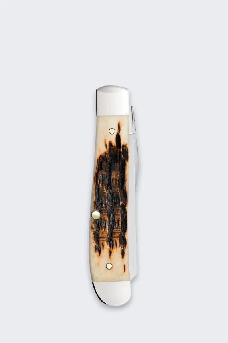 Nóż Składany Case Mini Trapper SS Amber Bone
