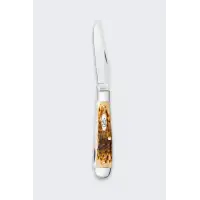Nóż Składany Case Trapper SS Amber Bone