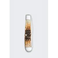 Nóż Składany Case Trapper SS Amber Bone