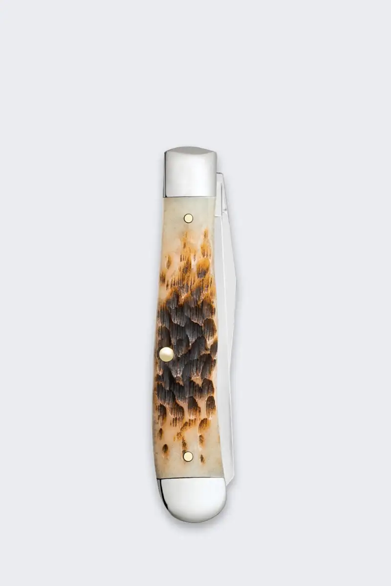 Nóż Składany Case Trapper SS Amber Bone