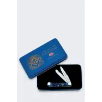 Nóż Składany Case Masonic Trapper SS Blue Bone