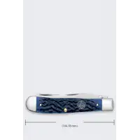 Nóż Składany Case Masonic Trapper SS Blue Bone