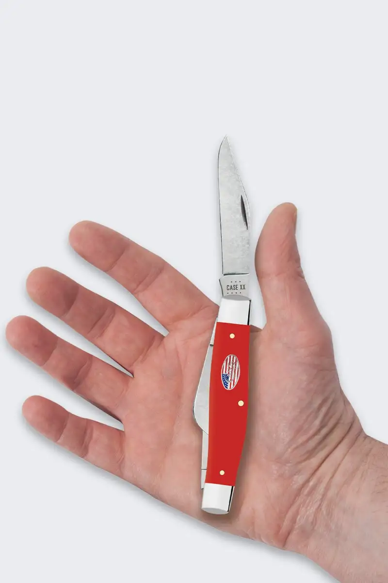 Nóż Składany Case American Workman Large Red