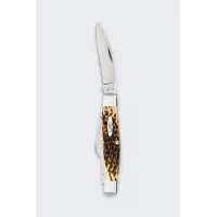Nóż Składany Case Large Stockman CS Amber Bone