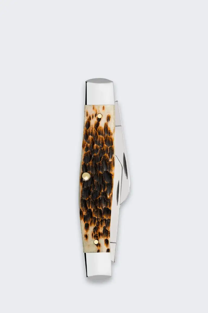 Nóż Składany Case Large Stockman CS Amber Bone