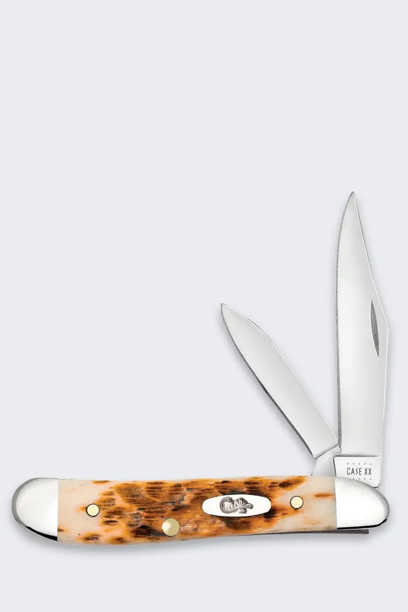 Nóż Składany Case Peanut SS Amber Bone