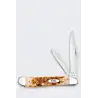 Nóż Składany Case Peanut SS Amber Bone