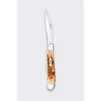Nóż Składany Case Peanut SS Amber Bone