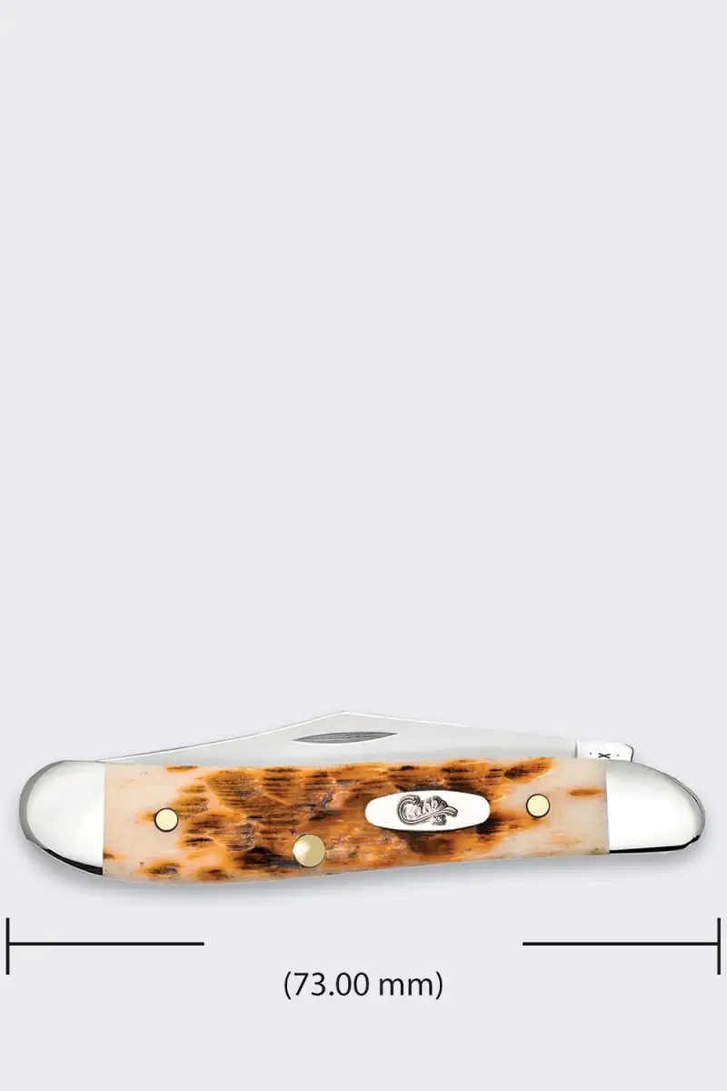 Nóż Składany Case Peanut SS Amber Bone