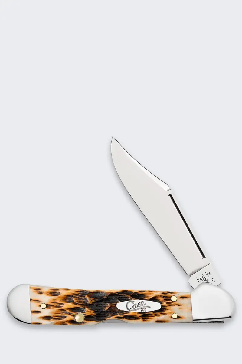 Nóż Składany Case Mini Copperlock SS Amber Bone