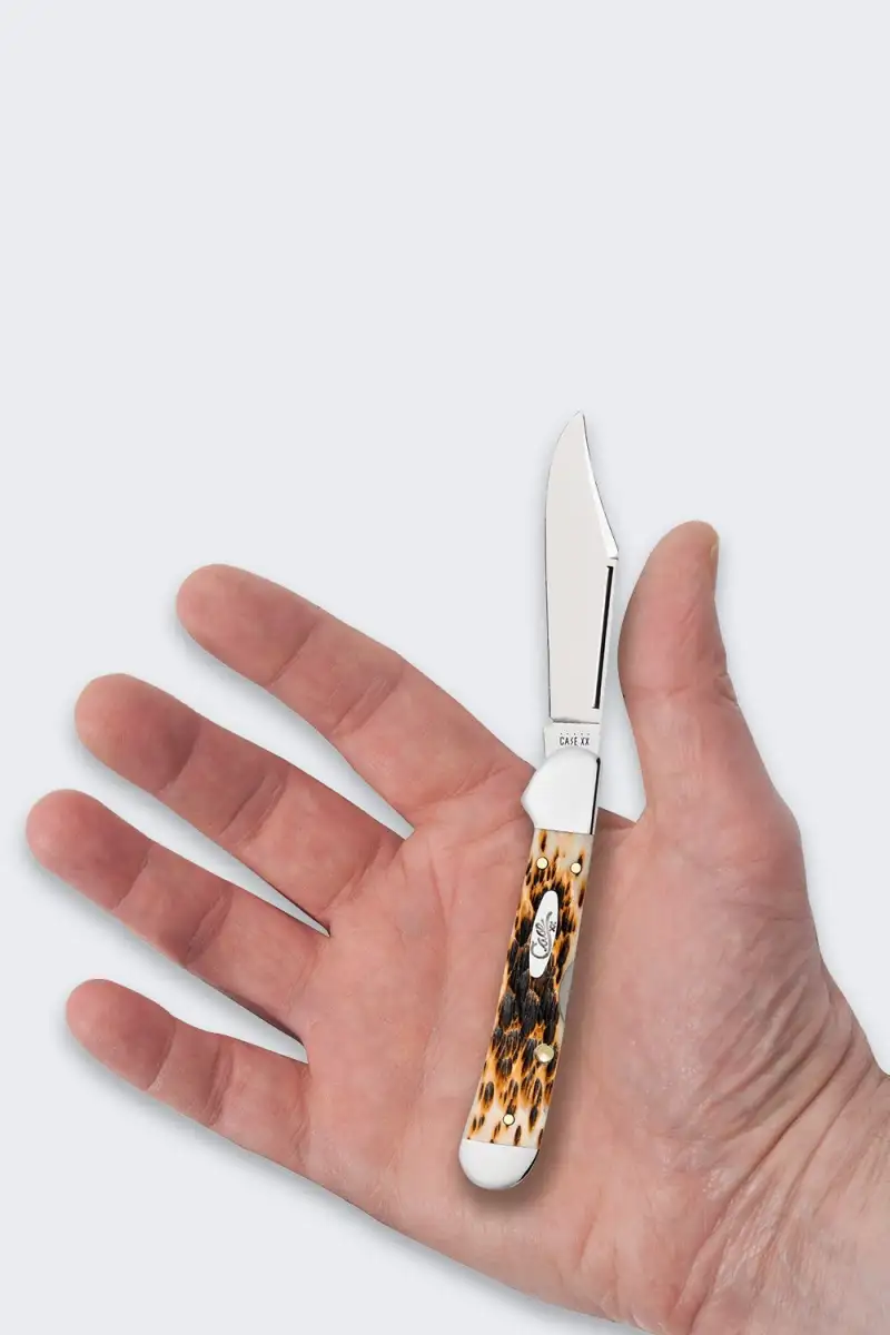 Nóż Składany Case Mini Copperlock SS Amber Bone