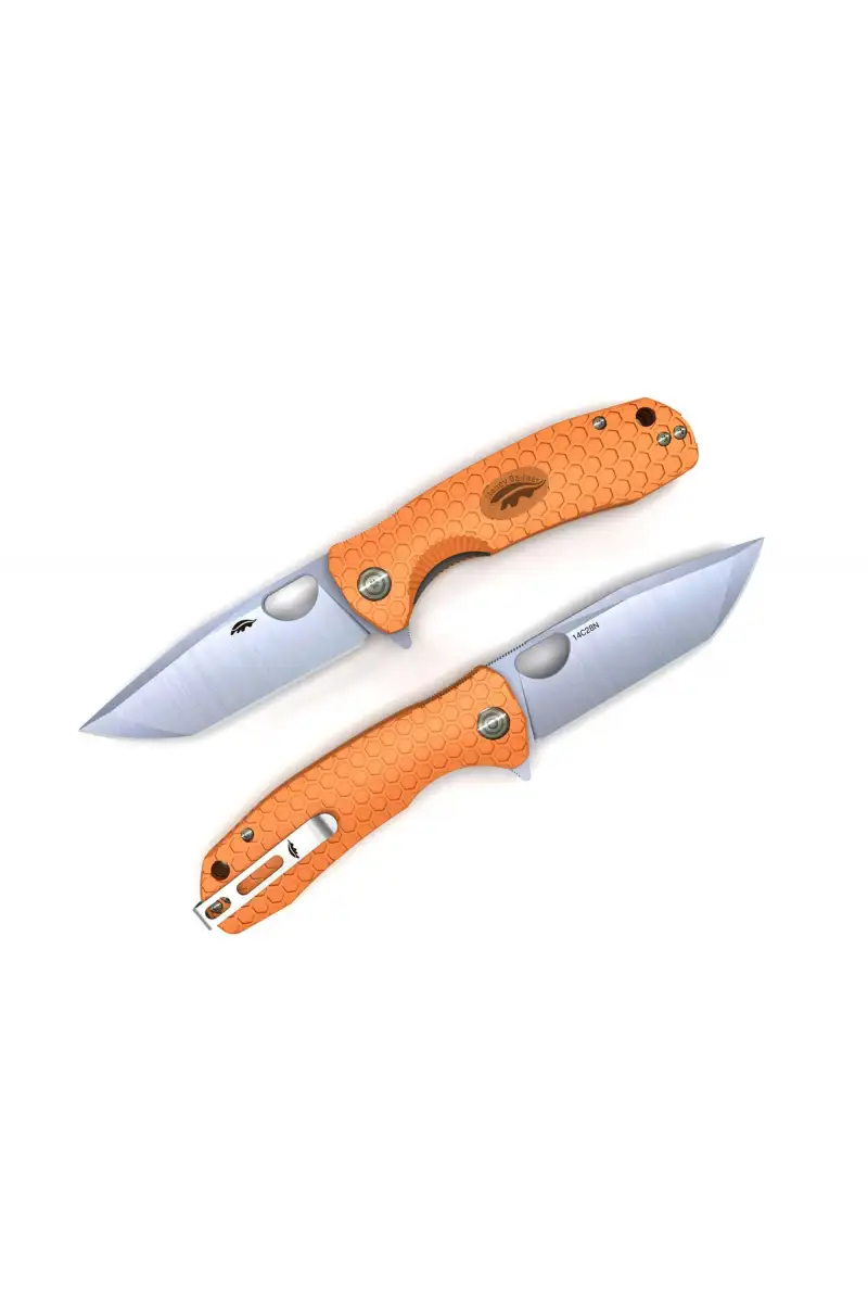 Nóż Honey Badger Tanto 14C28N Medium Orange
