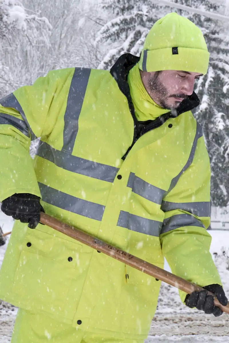 Czapka Buff Safety Knited Polar Fluor Yellow