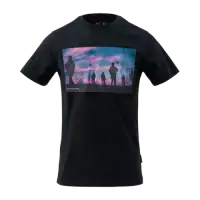 T-shirt DA Sunset - Cotton - Black