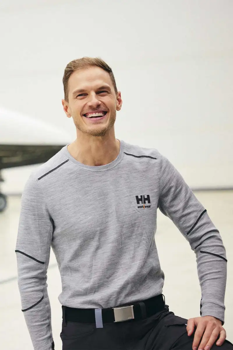 Koszulka termoaktywna Helly Hansen Lifa Merino Gry