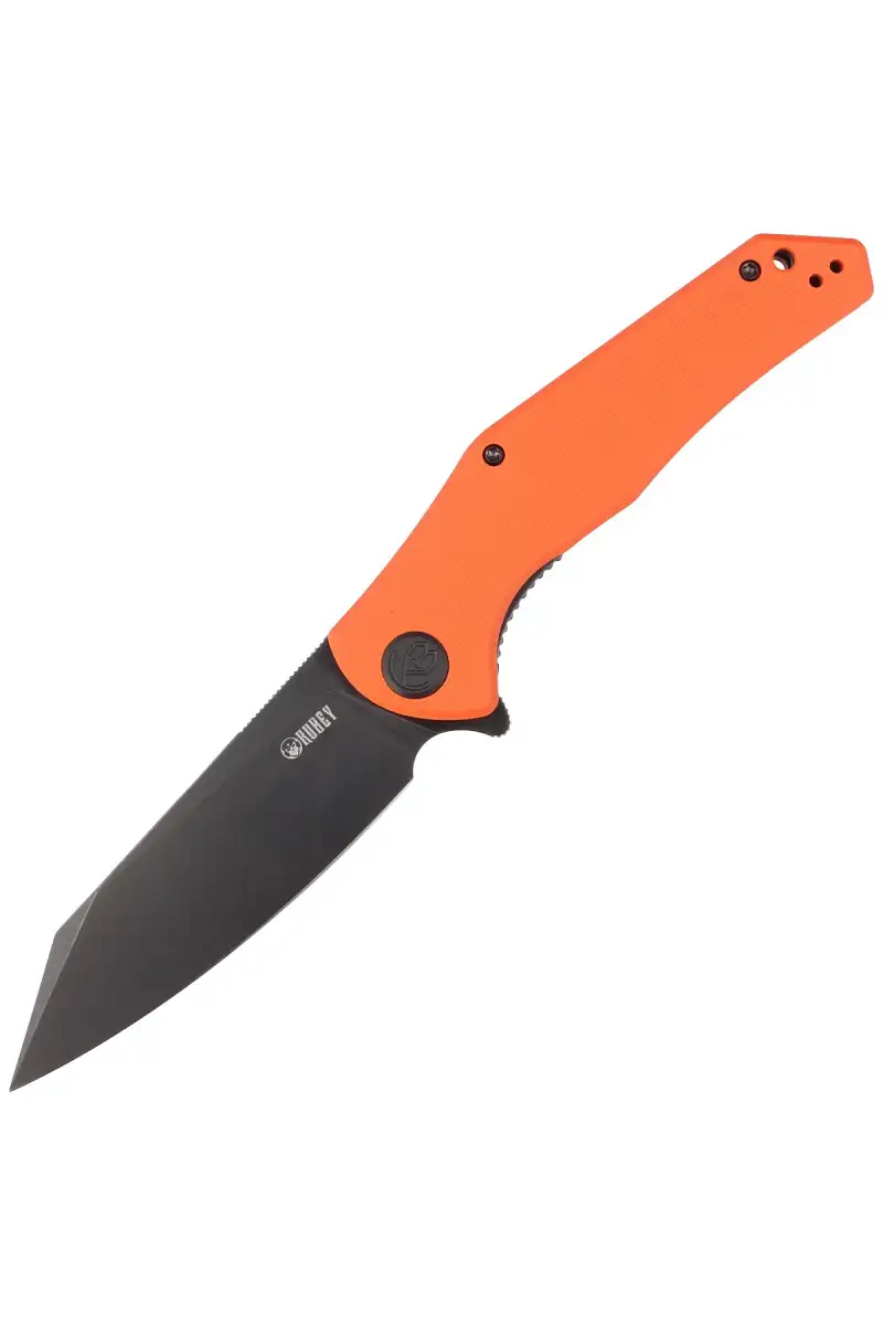 Nóż składany Kubey Flash Orange G10, Blackwashed AUS-10 (KU158G)