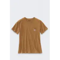 Koszulka Carhartt Heavyweight K87 Pocket Brown