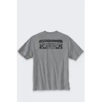 Koszulka Carhartt Streetcar Graphic Weather Ash