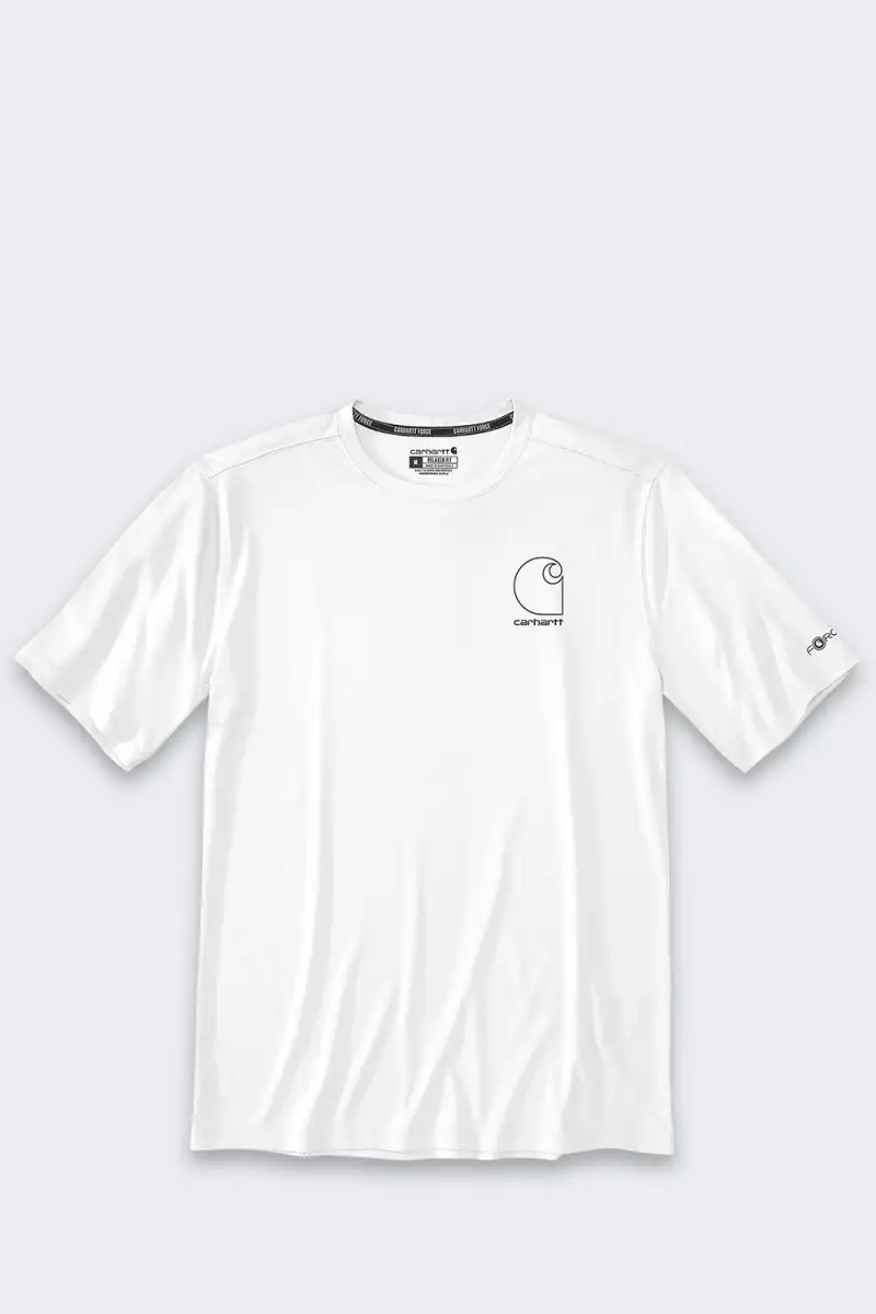 Koszulka Sun Defender Lightweight Logo SS White