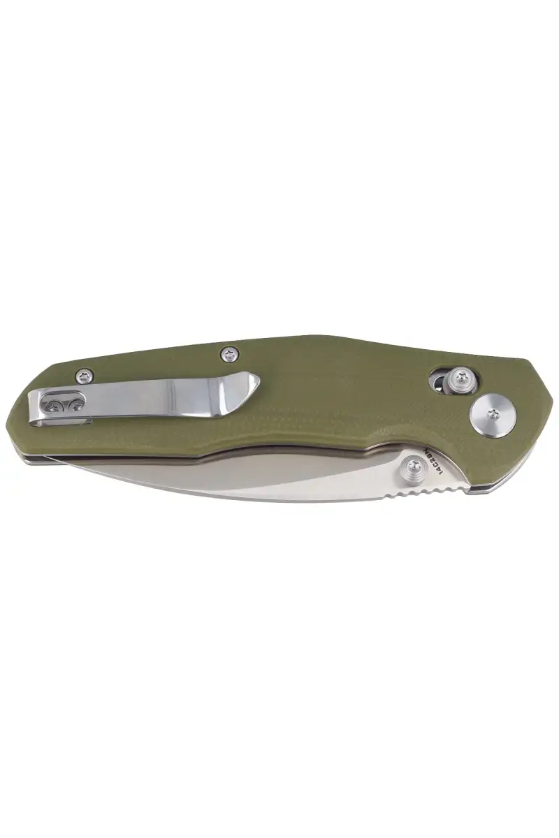 Nóż składany Bestechman Ronan OD Green G10, Satin 14C28N (BMK02B)