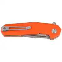 Nóż składany Kubey Carve Orange G10, Beadblasted AUS-10 (KB237I)