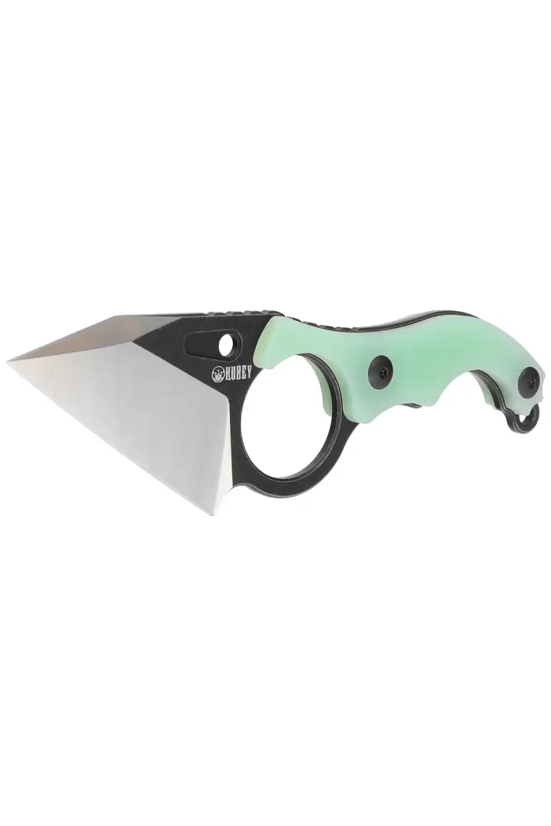 Nóż Kubey Hippocam Jade G10, Two Tone D2 (KU166B)
