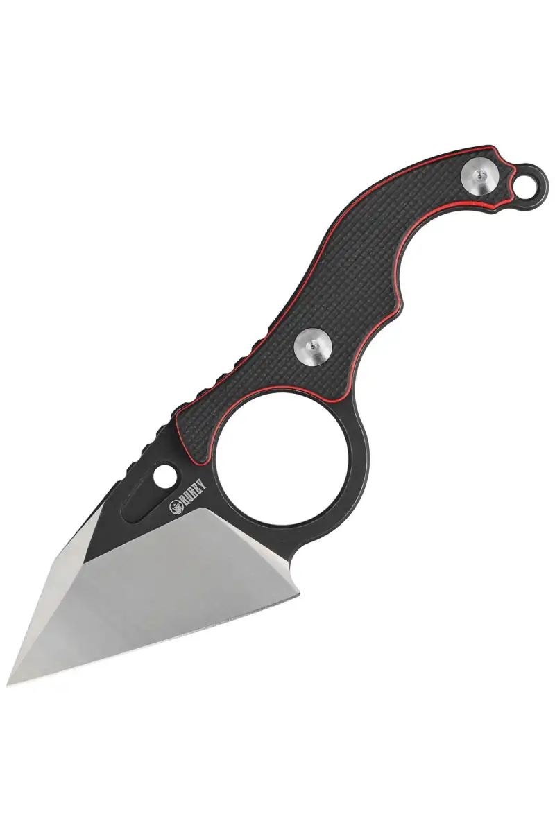 Nóż Kubey Hippocam Black G10, Two Tone D2 (KU166A)