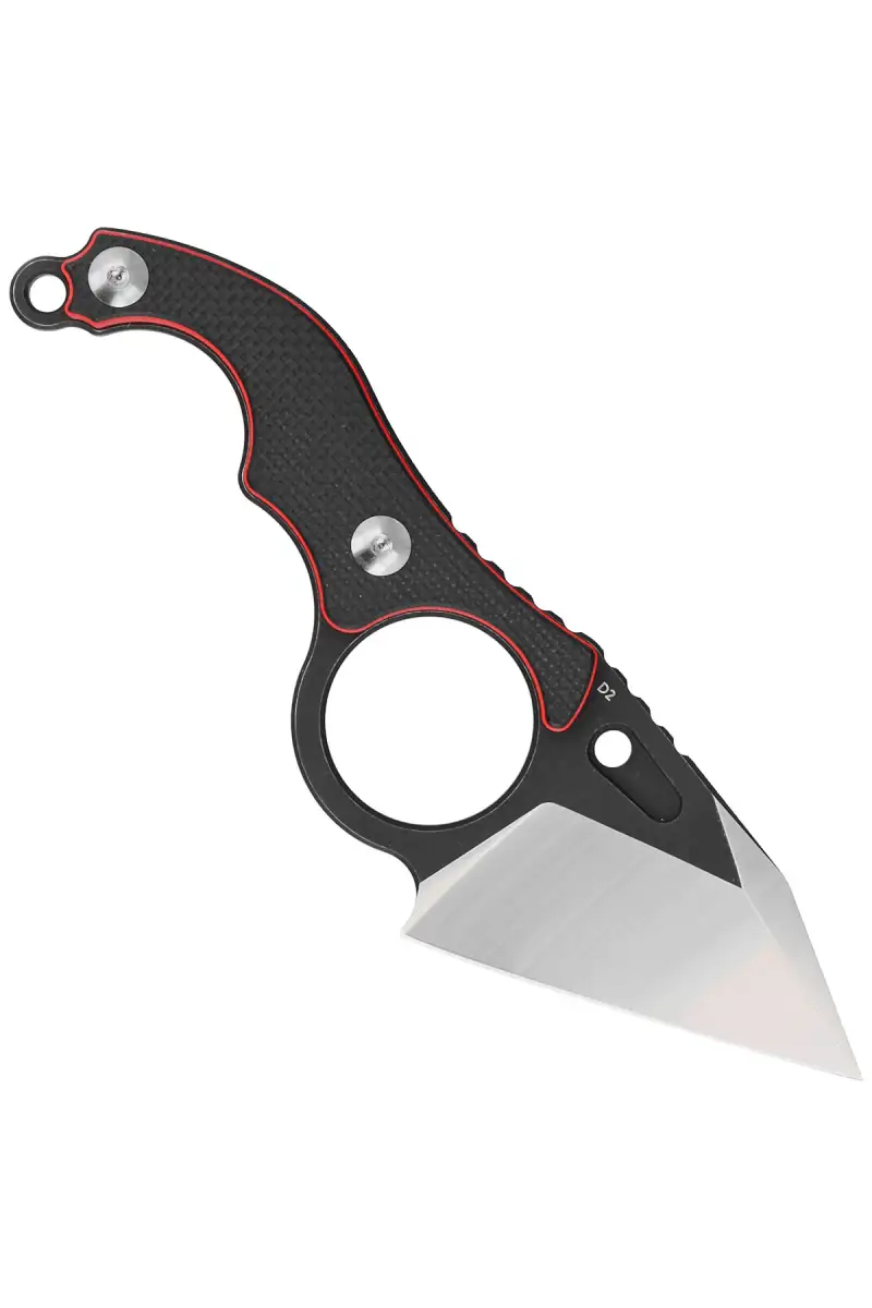 Nóż Kubey Hippocam Black G10, Two Tone D2 (KU166A)