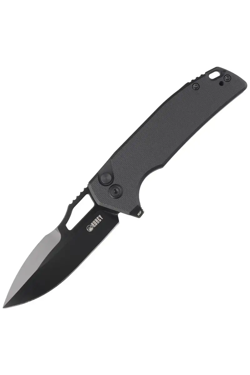 Nóż składany Kubey Knife RDF Black G10, Blackwash AUS-10 by HYDRA Design (KU316A)