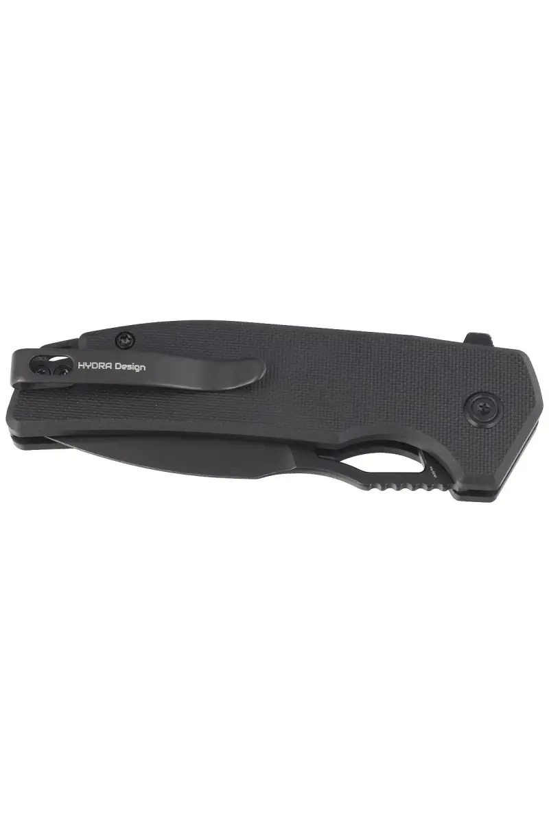 Nóż składany Kubey Knife RDF Black G10, Blackwash AUS-10 by HYDRA Design (KU316A)
