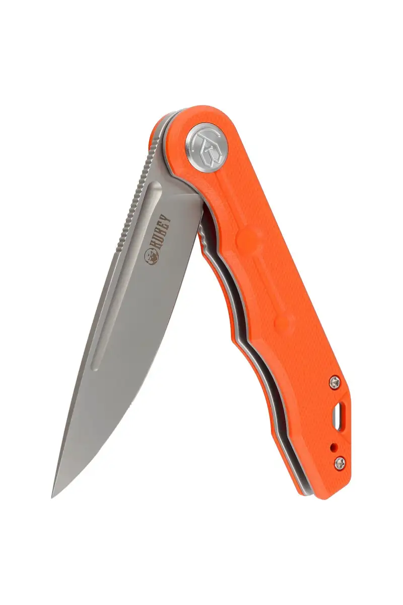 Nóż składany Kubey Knife Mizo Orange G10, Bead Blast AUS-10 by Tiguass (KU312I)
