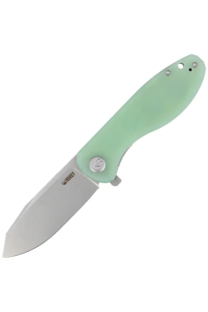 Nóż składany Kubey Knife Master Chief Jade G10, Bead Blast AUS-10 by Keanu Alfaro (KU358C)