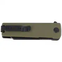 Nóż składany Kubey Knife Sailor Green G10, Blackwashed AUS-10 by Sekira Sochi (KU317C)