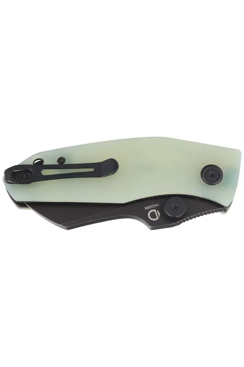 Nóż składany Kubey Knife Monsterdog Jade G10, Darkwashed 14C28N by Dmitry Osarenko (KU337C)