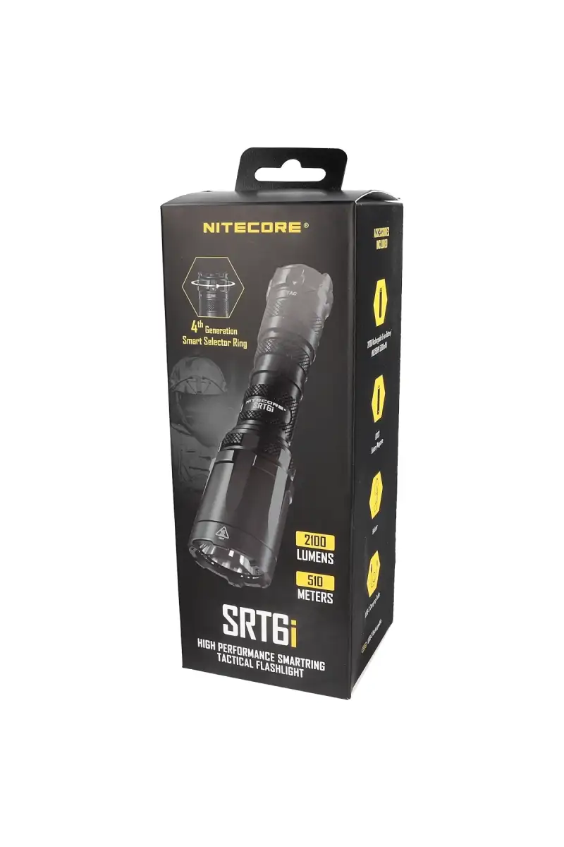 Latarka NiteCore SRT6i 2100 lm, Flashlight with SmartRing
