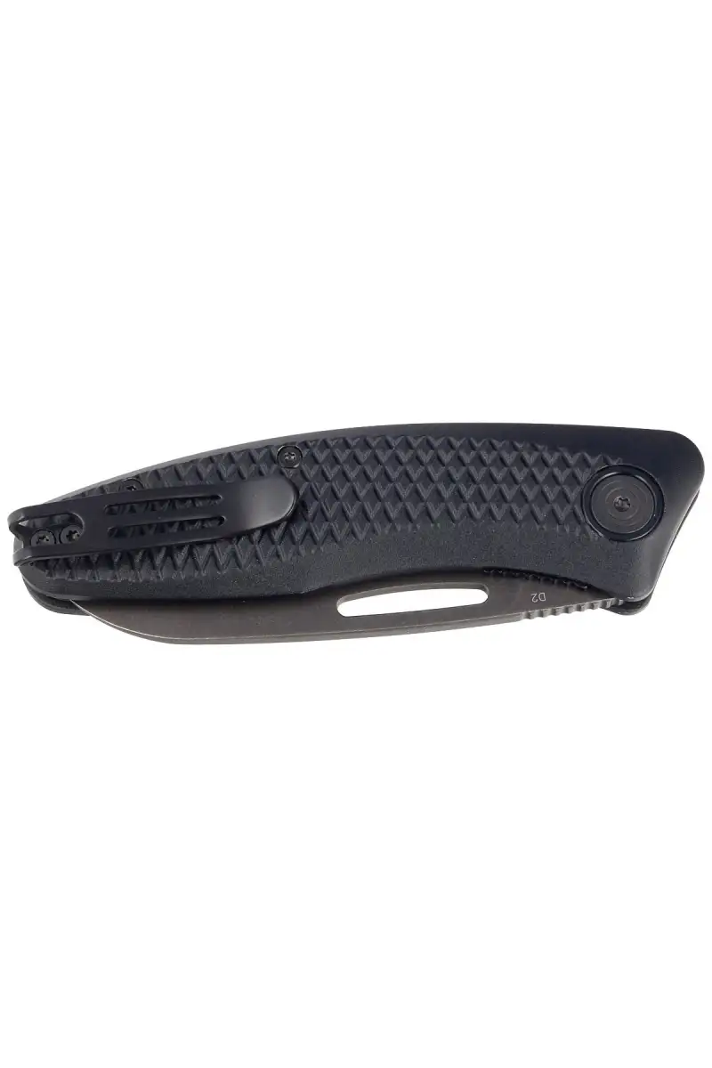 Nóż składany BlackFox Feresa BlackAluminium, Black Stone Washed D2 by Grigorii Matveev (BF-762 BB)