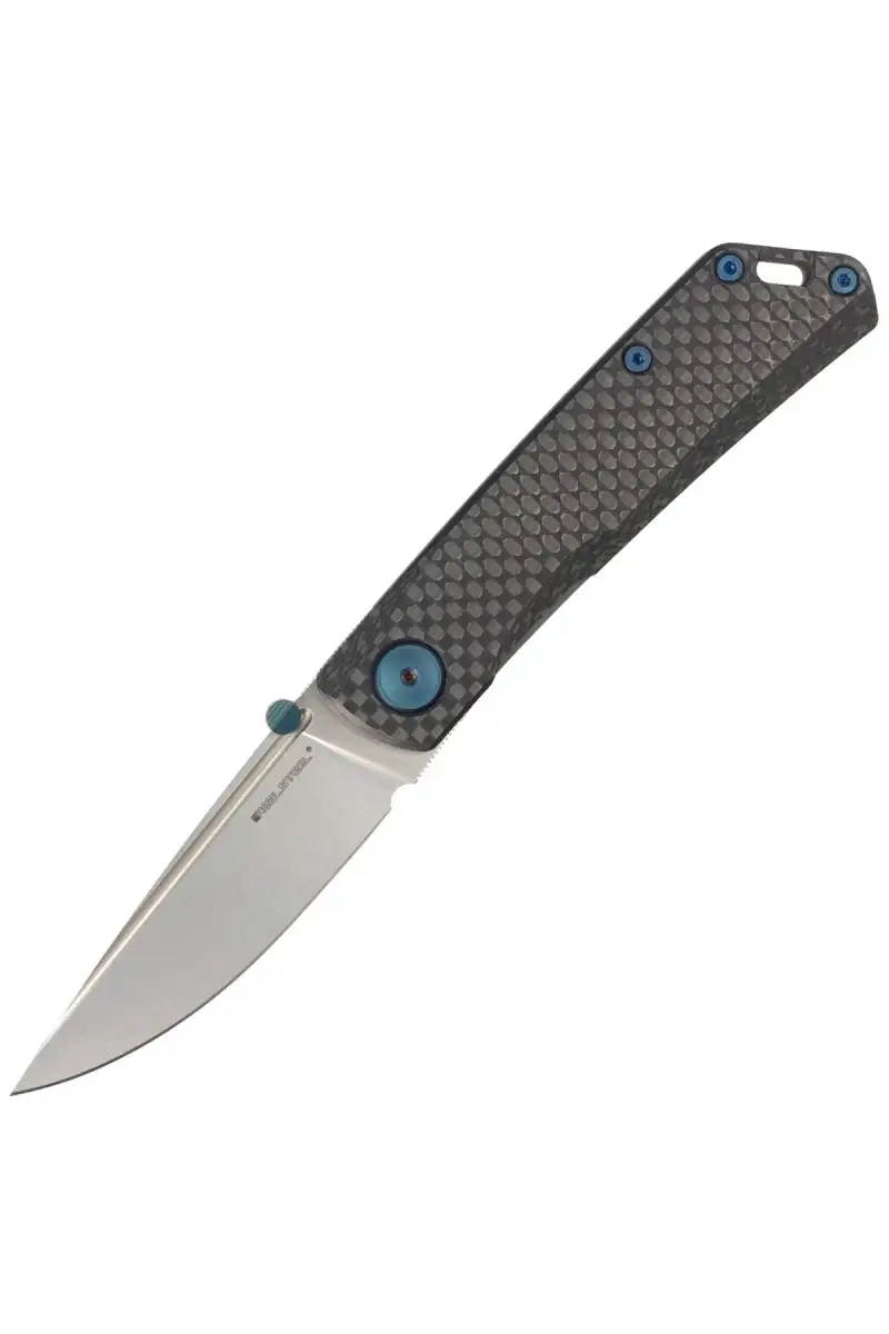 Nóż składany Real Steel Luna Boost Black Carbon Fiber/Titanium, Satin N690 by Poltergeist Works (7076)