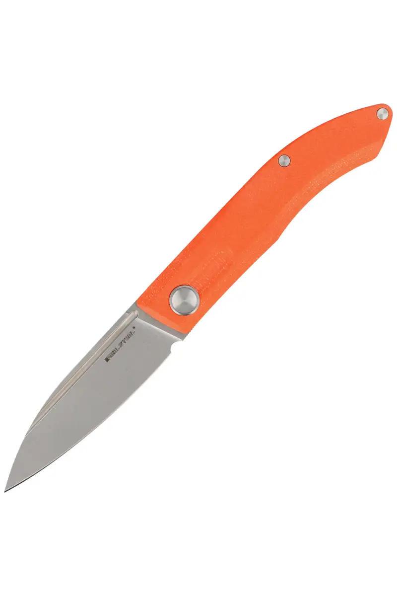 Nóż składany Real Steel Stella Orange G10, Stonewash VG-10 by Poltergeist Works (7052)