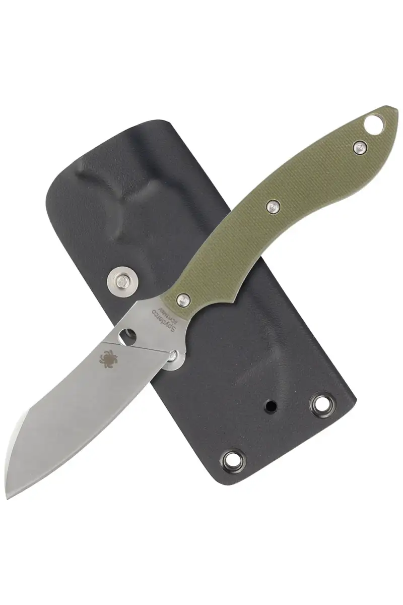 Nóż Spyderco Stok Drop Point Olive Drab G10, Satin 8Cr13MoV by Sjoerd Stok (FB50GOD)
