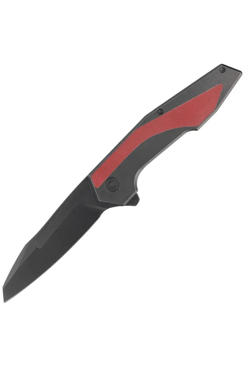 Nóż składany Civivi Hypersonic Black Steel / Burgundy G10, Black Stonewashed 14C28N by Gustavo T. Cecchini (C22011-3)