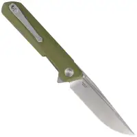 Nóż składany Bestechman Dundee OD Green G10, Stonewash  / Satin D2 by Ostap Hel (BMK01B)