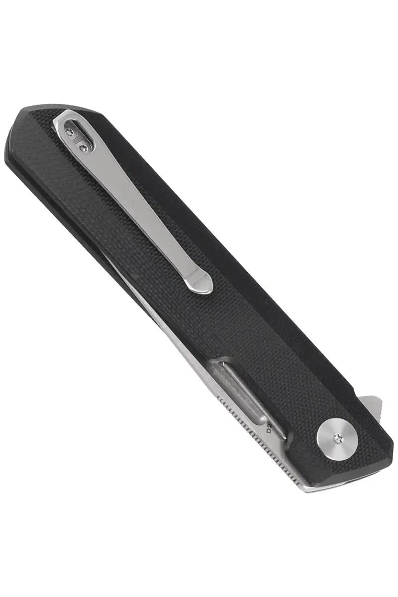 Nóż składany Bestechman Dundee Black G10, Stonewash / Satin D2 by Ostap Hel (BMK01A)